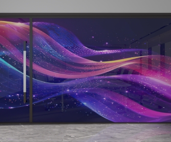 Modern Glass Screen Partition-ID:650920946