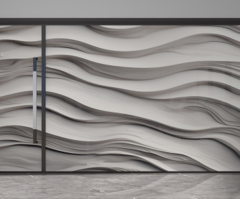 Modern Glass Screen Partition-ID:152843002