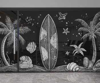 Modern Glass Screen Partition-ID:725543985