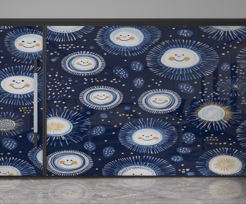 Modern Glass Screen Partition-ID:512686014