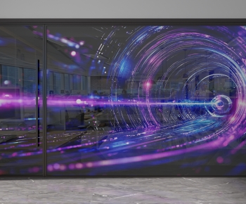 Modern Glass Screen Partition-ID:177550336