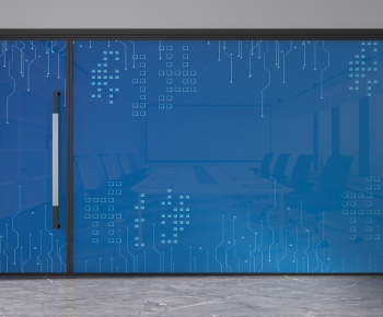 Modern Glass Screen Partition-ID:201941976