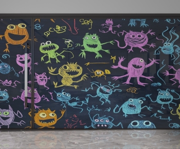 Modern Glass Screen Partition-ID:583935986