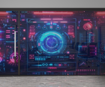 Modern Glass Screen Partition-ID:738836053