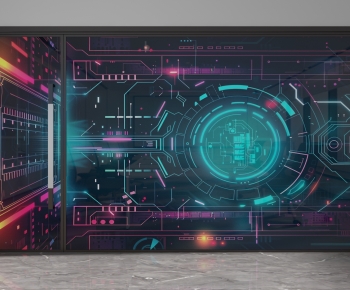 Modern Glass Screen Partition-ID:319490916