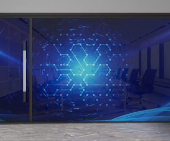 Modern Glass Screen Partition-ID:812764882