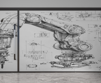 Modern Glass Screen Partition-ID:450423969