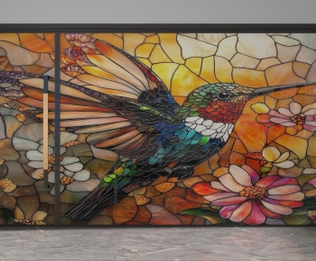 Modern Glass Screen Partition-ID:768382072