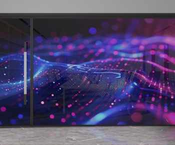 Modern Glass Screen Partition-ID:533816106