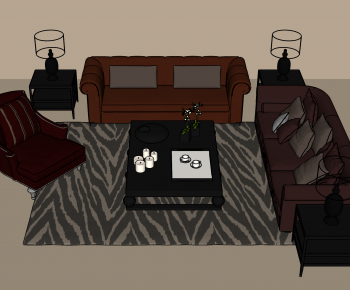 European Style Sofa Combination-ID:802993062