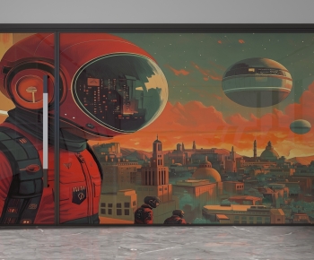 Modern Glass Screen Partition-ID:741401913