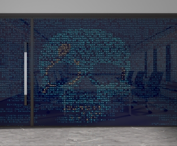 Modern Glass Screen Partition-ID:184773927