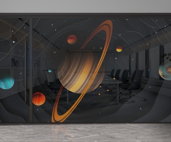 Modern Glass Screen Partition-ID:277755986