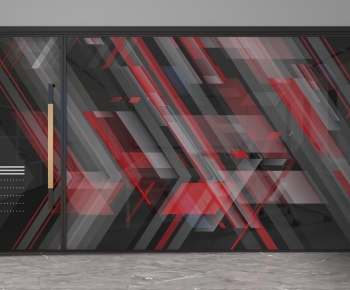 Modern Glass Screen Partition-ID:674657116