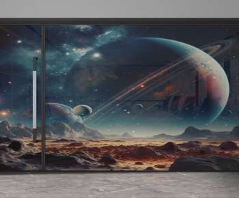 Modern Glass Screen Partition-ID:832580091