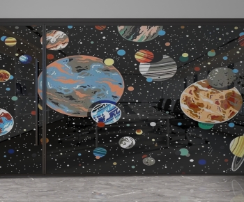 Modern Glass Screen Partition-ID:333466059