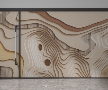 Modern Glass Screen Partition-ID:918699983