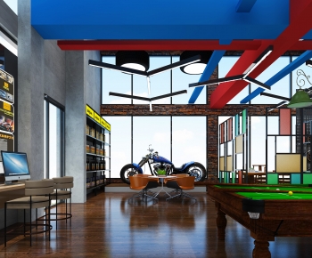 Industrial Style Automobile Repair Shop-ID:881341933