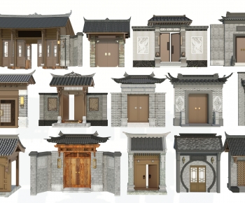 Chinese Style Facade Element-ID:487195019