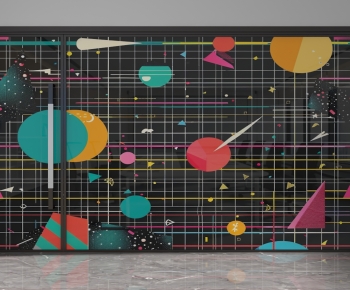 Modern Glass Screen Partition-ID:351150994