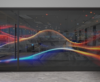 Modern Glass Screen Partition-ID:470140934