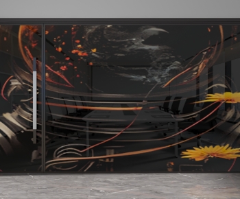 Modern Glass Screen Partition-ID:994076974