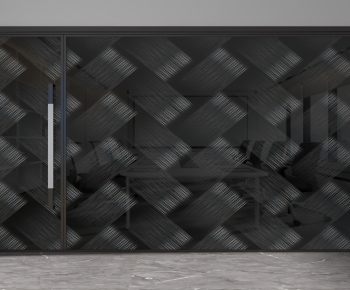 Modern Glass Screen Partition-ID:564482934