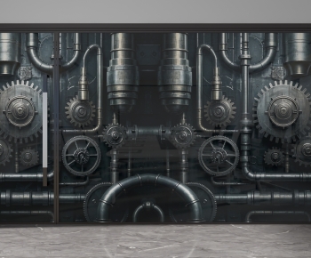 Modern Glass Screen Partition-ID:854790931