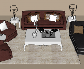 European Style Sofa Combination-ID:784524924