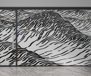 Modern Glass Screen Partition-ID:882131108