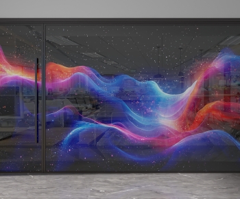 Modern Glass Screen Partition-ID:656678925