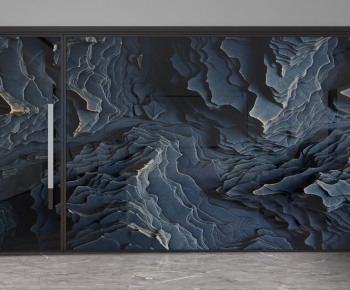 Modern Glass Screen Partition-ID:924571995