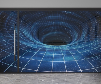 Modern Glass Screen Partition-ID:118942989