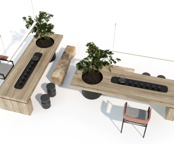 New Chinese Style Tea Tables And Chairs-ID:969227084