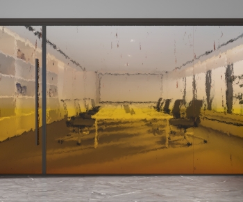 Modern Glass Screen Partition-ID:945811032