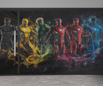 Modern Glass Screen Partition-ID:917972097