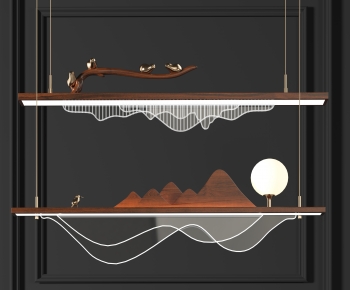 New Chinese Style Long Chandelier-ID:289072046