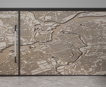 Modern Glass Screen Partition-ID:922151097