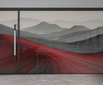 Modern Glass Screen Partition-ID:246839513