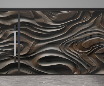 Modern Glass Screen Partition-ID:644181973