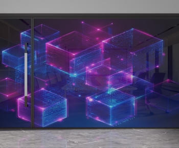 Modern Glass Screen Partition-ID:825315955