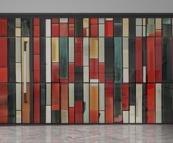 Modern Glass Screen Partition-ID:373542075