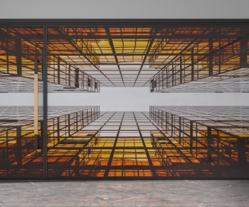 Modern Glass Screen Partition-ID:283861261