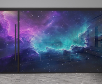 Modern Glass Screen Partition-ID:686650997