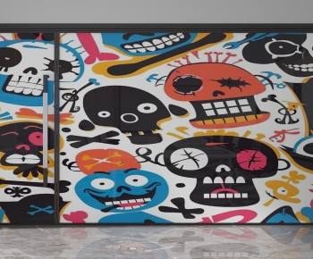 Modern Glass Screen Partition-ID:663806921