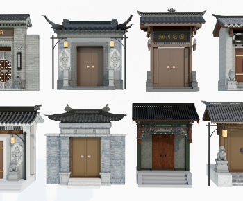 Chinese Style Facade Element-ID:243058923