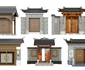 Chinese Style Facade Element-ID:135224106