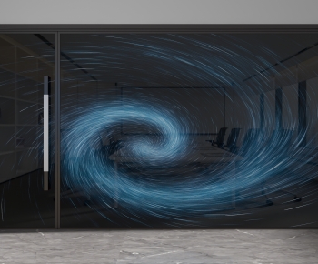 Modern Glass Screen Partition-ID:311446916