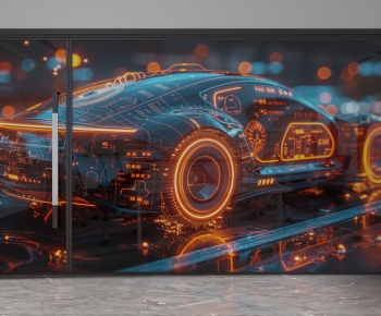 Modern Glass Screen Partition-ID:194406991