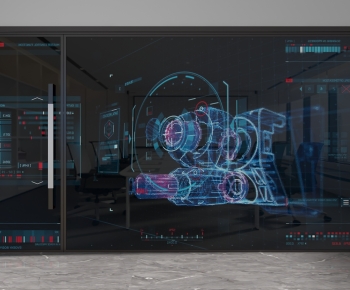 Modern Glass Screen Partition-ID:513338095